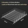 Automatic Shelf Pusher Display Rack For Cosmetics Lipstick Nail Polish  Retail Product Organization 15