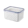 Airtight Fruit Storage Container For Fridge With Removable Colander  Fresh Produce Saver 8