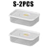Transparent Lunch Meat Storage Container With FreshnessSealing Lid For Refrigerator Organization 8