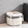 Large Capacity Airtight Rice Storage Bucket  MoistureProof Grain Container With Smart Dispensing Li 6