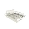 Extendable Dish Drying Rack With Utensil Holder And Drain Tray 8