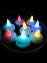 12Pack Waterproof Floating LED Tea Lights  Flameless Flickering Candles For Pool Vase  Wedding Deco 8