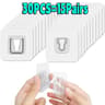 Clear Adhesive Wall Hooks For Kitchen And Bathroom 8