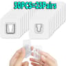 Clear Adhesive Wall Hooks For Kitchen And Bathroom 10