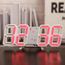3D LED Digital Wall Clock With Adjustable Brightness Night Mode 10