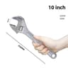 Rubber Coated Adjustable Wrench Universal Spanner For Auto Bathroom And Home Repairs 8