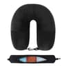 Packable Travel Neck Pillow With Hidden Storage Refillable U Shaped Airplane And Car Pillow 6