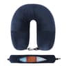 Packable Travel Neck Pillow With Hidden Storage Refillable U Shaped Airplane And Car Pillow 10