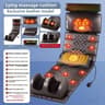 Full Body Wave Vibration Massage Mattress With Pressure Point Pillow 8