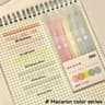 Dual Tip Pastel Highlighter Pens Set With Window Tip For Journals Notes And Study Supplies 6