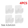 Self Adhesive Adjustable Curtain Rod Brackets No Drill Wall Mount Holders 10