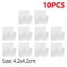 Self Adhesive Adjustable Curtain Rod Brackets No Drill Wall Mount Holders 8