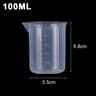 Transparent Graduated Measuring Cup With Pour Spout Plastic Mixing Beaker For Kitchen And Craft Use 8