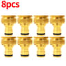 Brass Garden Hose Quick Connector Tap Adapter For Drip Irrigation And Hose Repair 9