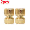 Brass Garden Hose Quick Connector Tap Adapter For Drip Irrigation And Hose Repair 11