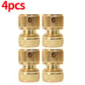 Brass Garden Hose Quick Connector Tap Adapter For Drip Irrigation And Hose Repair 12