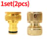 Brass Garden Hose Quick Connector Tap Adapter For Drip Irrigation And Hose Repair 14
