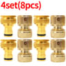 Brass Garden Hose Quick Connector Tap Adapter For Drip Irrigation And Hose Repair 16