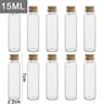 Mini Glass Wishing Bottles With Cork Stoppers For DIY Crafts Party Favors And Gifts 12