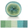 Rainbow Segment Dyed Crochet Yarn 5 Strand Soft Knitting Yarn For Baby Blankets Hats Scarves 18