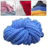 Super Bulky Chunky Chenille Yarn For Knitting Crochet Soft Washable Acrylic Yarn For Blankets Hats  14