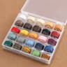 25 Color Waxed Polyester Thread Set For Leather Sewing Bracelet Making  DIY Crafts 6