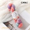 Hand Dyed Variegated Chunky Wool Yarn For Crochet Knitting  Cozy DIY Crafts 11
