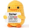 Positive Energy Crochet Doll Handmade Amigurumi Desk Decor  Gift 20