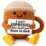Positive Energy Crochet Doll Handmade Amigurumi Desk Decor  Gift 29