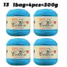 Pure Cotton Cake Yarn For Crochet Knitting  Handmade Spring Summer Crafts 8