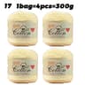 Pure Cotton Cake Yarn For Crochet Knitting  Handmade Spring Summer Crafts 21