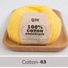 QJH 100 Cotton Sport Weight Yarn Set 6 Balls For Crochet Amigurumi And Baby Knitting 10