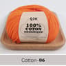 QJH 100 Cotton Sport Weight Yarn Set 6 Balls For Crochet Amigurumi And Baby Knitting 7