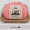 QJH 100 Cotton Sport Weight Yarn Set 6 Balls For Crochet Amigurumi And Baby Knitting 16
