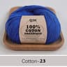 QJH 100 Cotton Sport Weight Yarn Set 6 Balls For Crochet Amigurumi And Baby Knitting 29