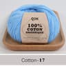 QJH 100 Cotton Sport Weight Yarn Set 6 Balls For Crochet Amigurumi And Baby Knitting 23