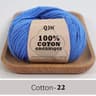 QJH 100 Cotton Sport Weight Yarn Set 6 Balls For Crochet Amigurumi And Baby Knitting 28