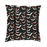 Pastel Goth Pink And Black Bat Throw Pillow Cover For Halloween Home Decor 13