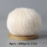 8 Piece Soft Mohair Yarn Set For Crochet Knitting Amigurumi And DIY Crafts 8