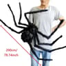 Giant Hairy Halloween Spider For Yard And Porch Decor 11