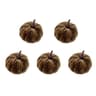 5 Piece Mini Artificial Pumpkin Set Halloween Fall Table Decorations 11
