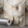 Marble Peel And Stick Foam Wallpaper Waterproof Tile Wall Covering 6