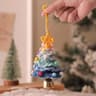Crochet Christmas Tree Ornament With Jingle Bell Hanging Holiday Decor 9