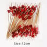 Red Heart Bamboo Cocktail Picks For Fruit Appetizers And Party Decor 10