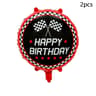 Race Car Foil Balloons Traffic Light Tire Wheel Birthday Party Decor 14