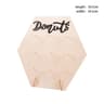 Wooden Donut Stand Dessert Display Holder For Weddings And Parties 6