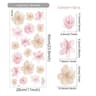 Boho Watercolor Flower And Leaf Wall Decals For Nursery And Bedroom Decor 12