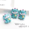 Mini Dinosaur Resin Cabochons 10Pcs Cute Flat Back Craft Embellishments 5