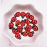 60 Piece Mini Red Beetle Resin Flatback Cabochons For DIY Crafts And Scrapbooking 7