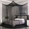 Large Four Door Mosquito Net Breathable Mesh Bed And Camping Canopy 7